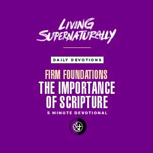 Firm Foundations - The Importance of Scripture (Daily Devotional)