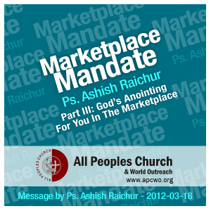 Marketplace Mandate - Part 3: God's Anointing For You In The Marketplace episode artwork