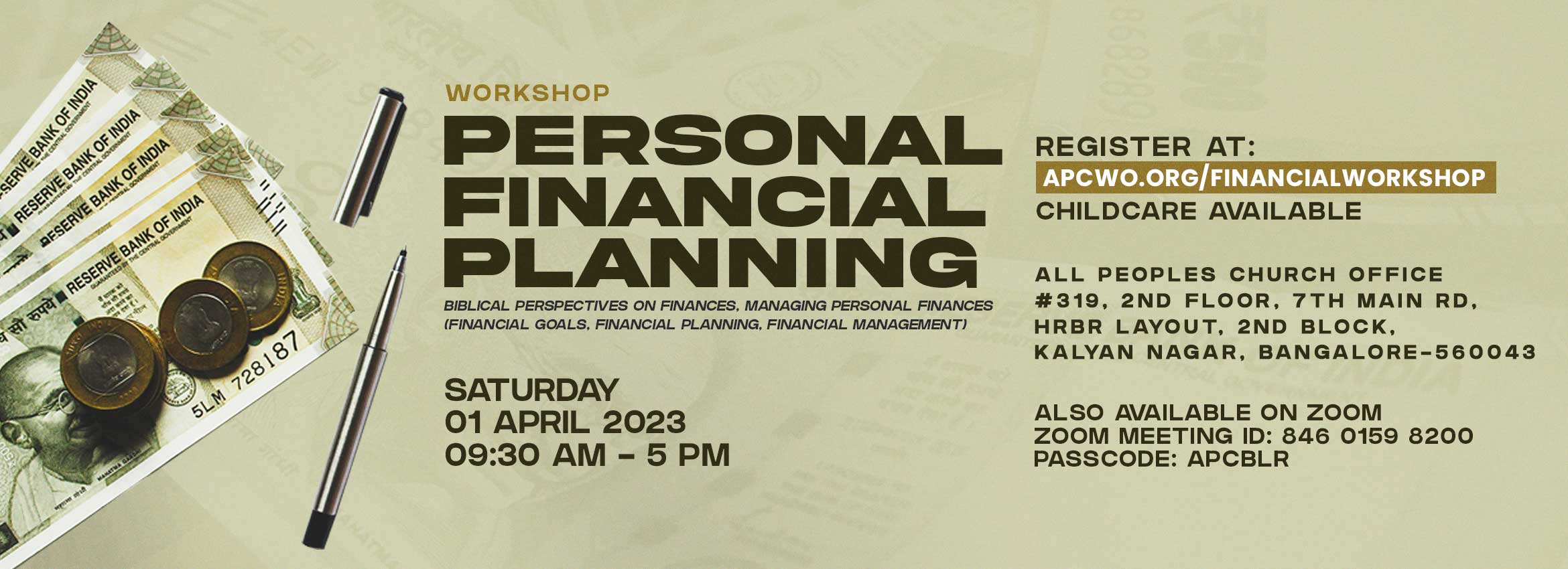 financial planning workshop