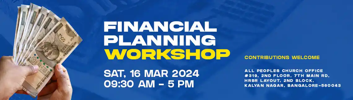 financial planning workshop church in bangalore